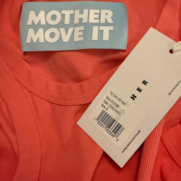 NWT Mother Move It The Chin Up tank top in color Concho Shell (size S) 219 - Picture 6 of 6